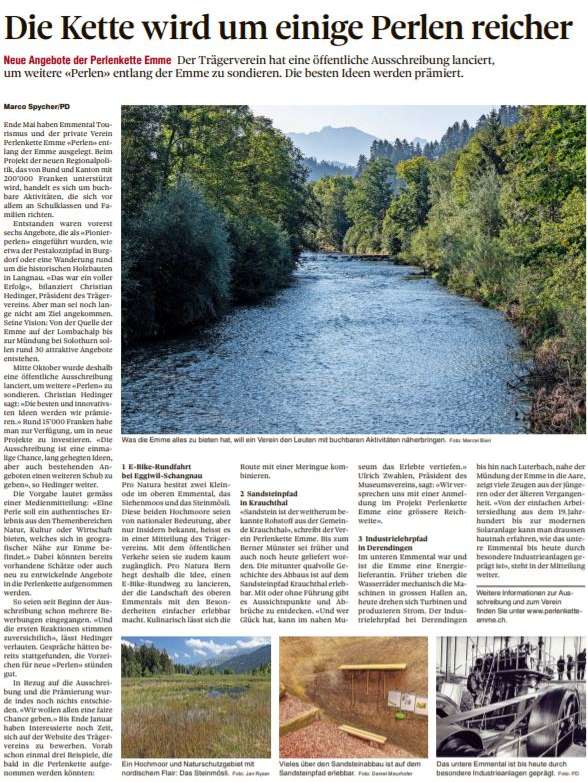 Medienberichte zur Ausschreibung